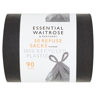 waitrose wheelie bin liners