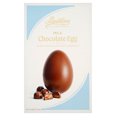 Butlers Milk Chocolate Easter Egg & 10 Milk Chocolate Sea Salt Caramels