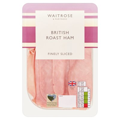 Waitrose British Finely Sliced Ham