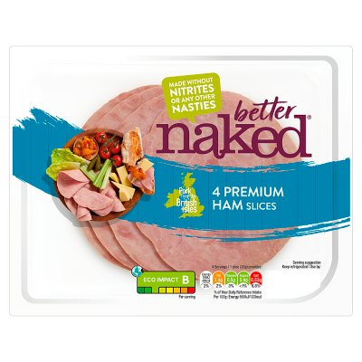 Finnebrogue Naked Premium Ham 4 Slices