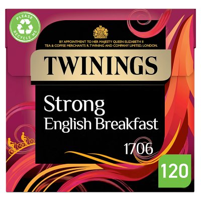 Twinings Strong English Breakfast 120 Tea Bags