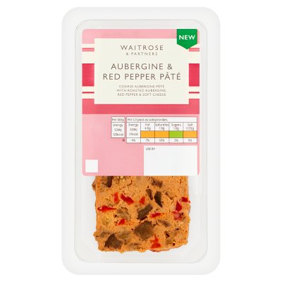 Waitrose Aubergine & Red Pepper Pâté