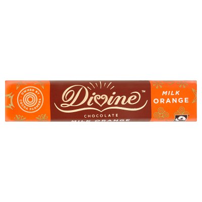 Divine Fairtrade orange milk