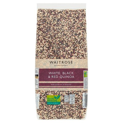 Waitrose White, Black & Red Quinoa