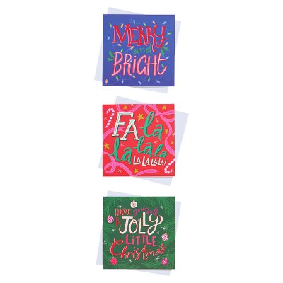 Mini Cube Text Boxed Cards 30