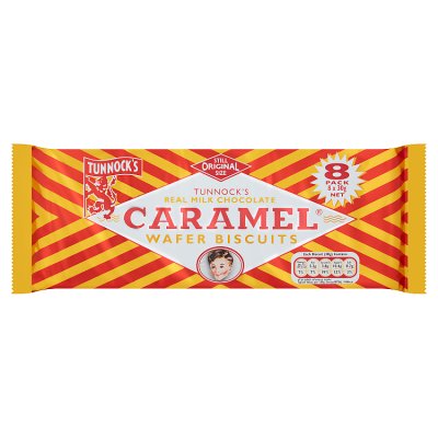 Tunnock's Milk Chocolate Caramel Wafer