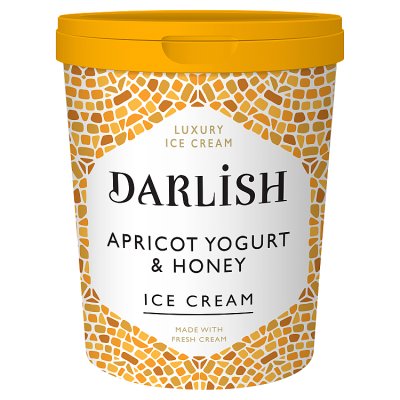 Darlish Apricot, Yogurt & Honey Ice Cream