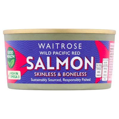 Waitrose Boneless Wild Red Salmon