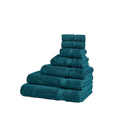 John Lewis Egyptian Cotton Bath Towel, Dark Teal