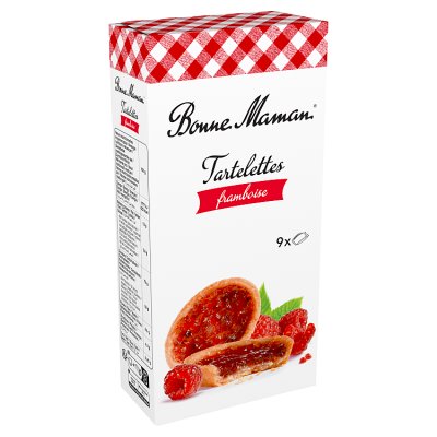 Bonne Maman 9 Raspberry Tartlets