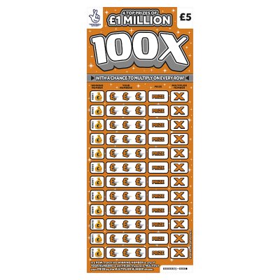 100X Scratchcard