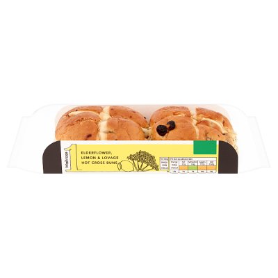 Waitrose 1 Elderflower & Lemon Hot Cross Buns