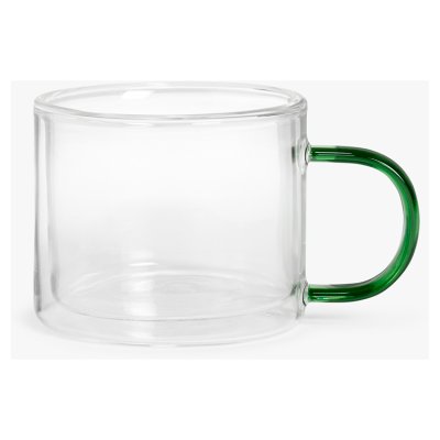 Glass Mug Green