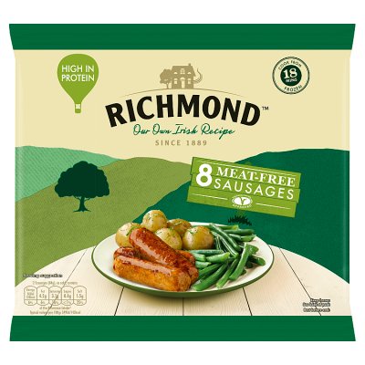 Richmond 8 Frozen Vegan Meat Free Sausages