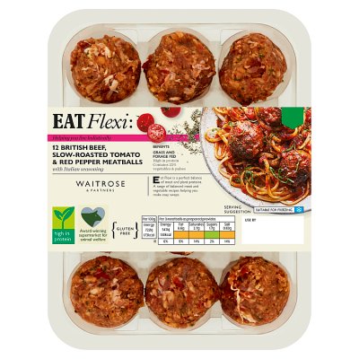 Eat Flexi: Beef, Tomato & Red Pepper Meatballs