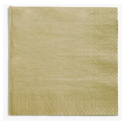 John Lewis Gold Napkins 20 Pack