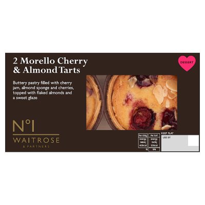 No.1 2 Morello Cherry & Almond Tarts