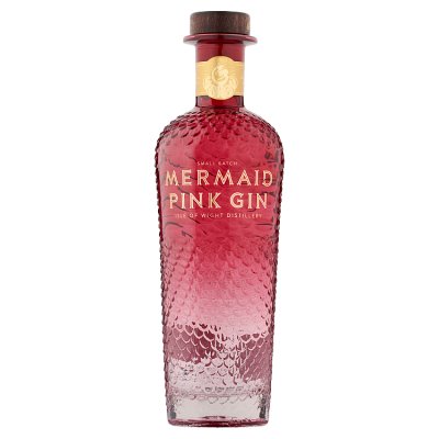 Mermaid Pink Gin Small Batch Isle of Wight Distillery