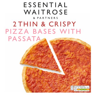 Waitrose 2 Frozen Stonebaked Pizza Bases