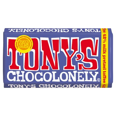 Tony's Chocolonely Dark Milk Pretzel Toffee
