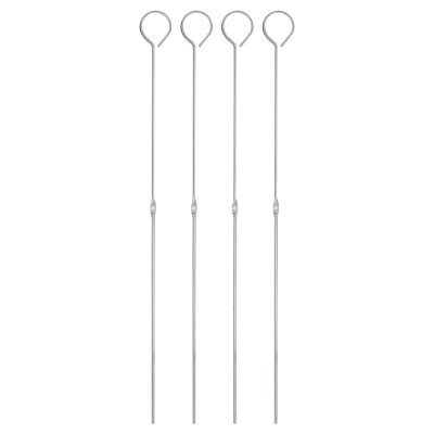 John Lewis Steel BBQ Skewers, Pack of 4