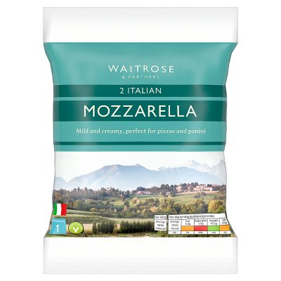 Waitrose Italian Mozzarella Cheese Strength 1 Large