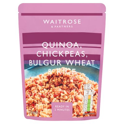 Waitrose LOVE Life Quinoa Chickpeas B-Wheat Rice