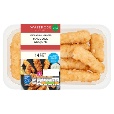 Waitrose Battered Haddock Goujons