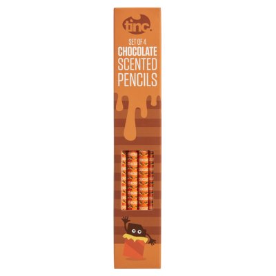 Tinc Pack of 4 Chocolate Scented Pencils
