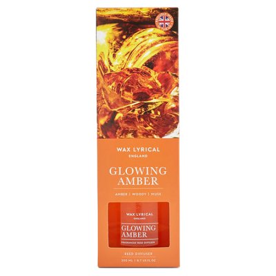 Wax Lyrical Reed Diffuser, Glowing Amber