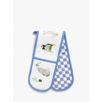 John Lewis Cats & Dogs Double Oven Glove