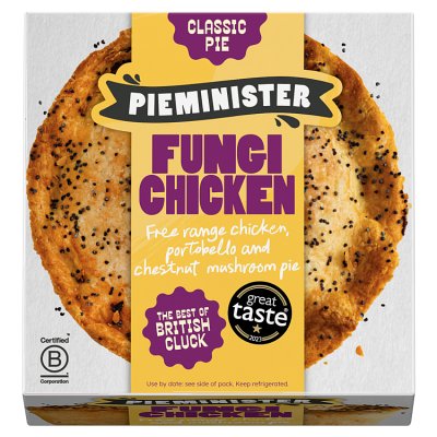 Pieminister Fungi Chicken with Portobello & Chestnut Mushroom Pie