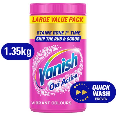 Vanish Gold Oxi Action Laundry Stain Remover Powder Colours Large Pack