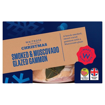 Waitrose Xmas Smkd Muscovado Glaze Gammon