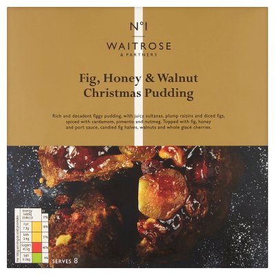 No.1 Fig, Honey & Walnut Christmas Pudding
