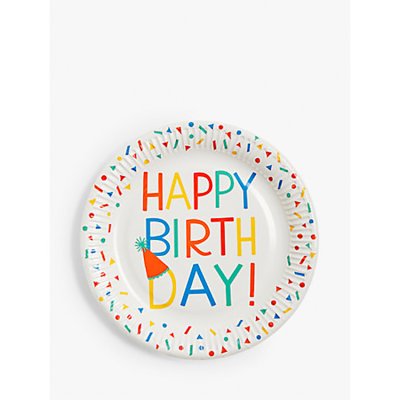 Happy Birthday Paper Plates