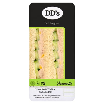 DD's Tuna Sweetcorn Cucumber Sandwich
