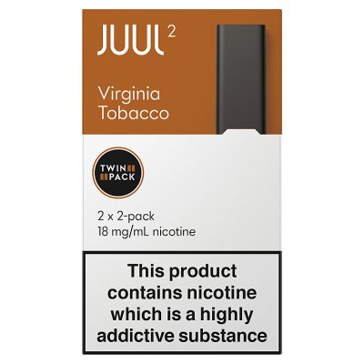 JUUL 2pods UK Virginia Tobacco Twin Pack