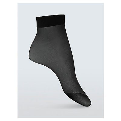 10D 3PP Ankle Highs Black