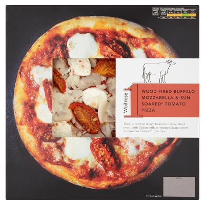 Waitrose 1 wood-fired buffalo mozzarella & sun soaked tomato pizza