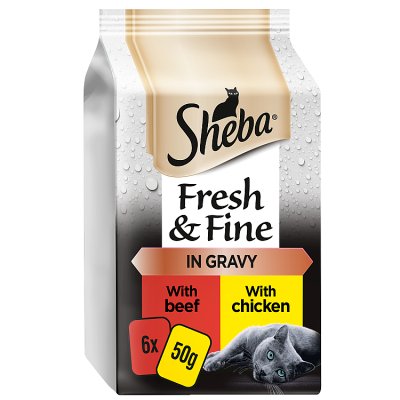 Sheba Fresh Choice in Gravy Beef & Chicken