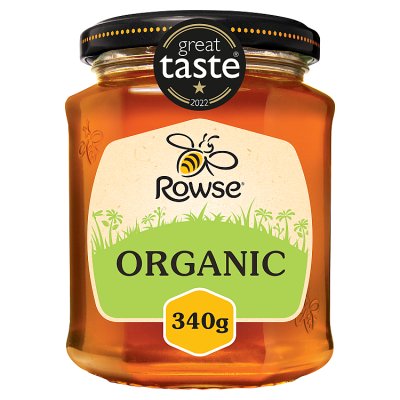 Rowse Organic Clear Honey Jar