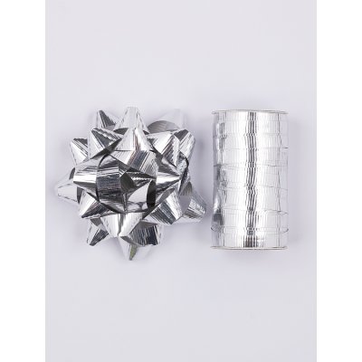 John Lewis Silver Bow & Ribbon