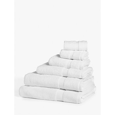 John Lewis Egyptian Cotton Hand Towel, White