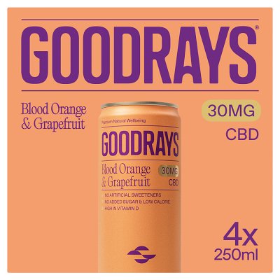 Goodrays CBD Drink Blood Orange Grapefruit Waitrose Partners