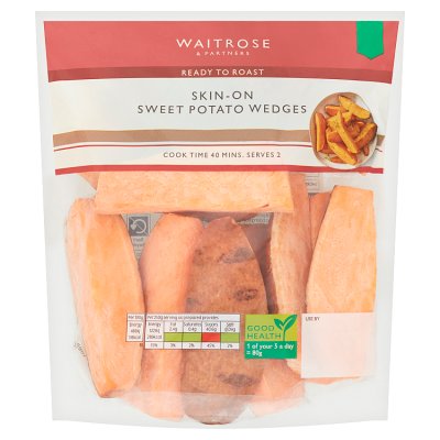 Waitrose Skin-On Sweet Potato Wedges