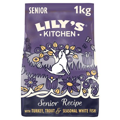 Lily's Kitchen Turkey & Trout Senior Recipe Grain-Free Dry Dog Food