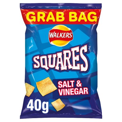 Walkers Squares Salt & Vinegar Snacks