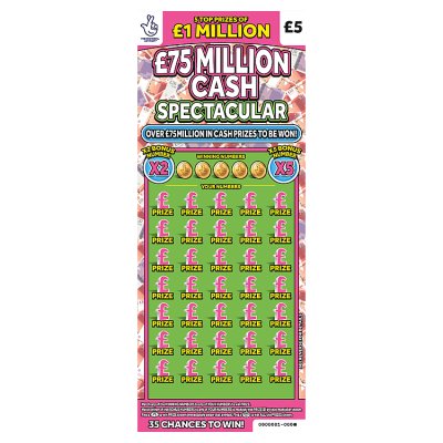 £75M Cash Spectacular 1252