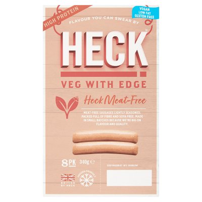 Heck 8 Meat Free Vegan Sausages